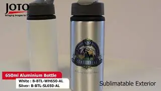 Aluminum Bottle with Straw