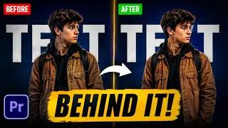 How to Put Text Behind an Object in Premiere Pro