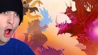 Reacting to MUTANT GODZILLAS vs DESTOROYAH! (Crazy Fight)