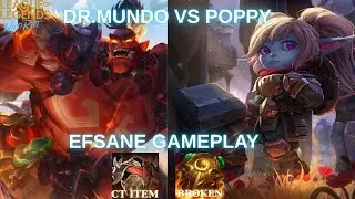 Wild Rift LİG ATLAMAK İSTİYOSAN BU ŞAMPİYON METADAAA POPPY VS DR.MUNDO EFSANE TAŞIMACI GAMEPLAY