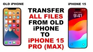 Transfer ALL Data from Old iPhone to iPhone 15 & 15 Pro (Max) (Clone your old iPhone)