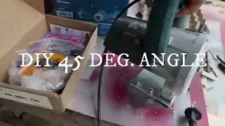 DIY BOSCH TILE CUTTER  45 DEGREES