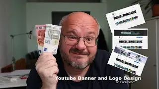 Lazy me! Artists on Fiverr.com had to do my Youtube banner and logo design.
