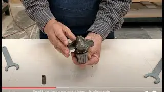 Técnica para poner y quitar navajas de router o fresadora de carpintero