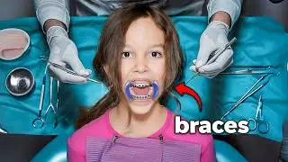 MY DAUGHTER GETS BRACES! (she is terrified)