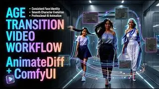 How To Create Video Of Young To Old Transition with ComfyUI and Motion Lora