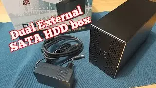 Blueendless - Dual external SATA hdd box USB 3.0 (working modes:RAID 0, RAID 1, SPAN, PM) - unboxing
