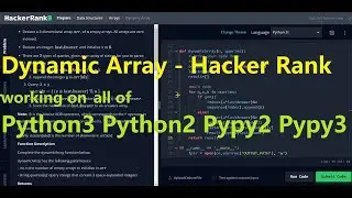 Dynamic Array - Hacker Rank working on Python3 Python2 Pypy2 and Pypy3