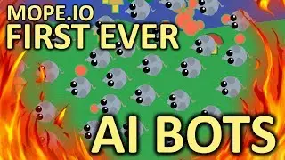 MOPE.IO // BOTS??? // FIRST EVER AI BOTS // BY KING OF AGARIO