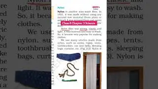 Nylon Fibre Uses and Properties // Synthetic fibres Class 8 Chapter 3 Science 