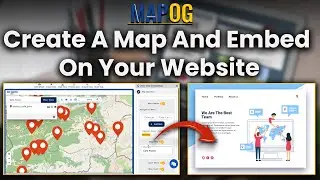 Create a map and embed on your website | Embedding maps on website | MAPOG MAP ANALYSIS