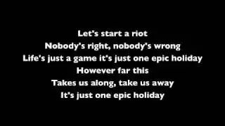 Angels & Airwaves - Epic Holiday (With Lyrics)