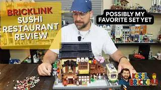 LEGO BrickLink Sushi Restaurant Review | Stunning Build & Clever Techniques