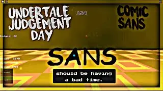 Comic Sans Event | Roblox Undertale Judgement Day