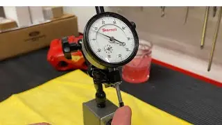 Reading a dial indicator: Starrett, thousandths, graduations, runout, backlash, preload