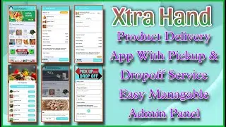 Product Delivery App With Pickup Dropoff Service App Source Code | Managed By Admin Panel | MakeEasy