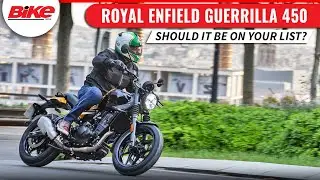 Royal Enfield Guerrilla 450 Review | Riding in Barcelona | Bike India