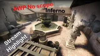 [Cs:Go] Insane no scope on inferno - stream highlight