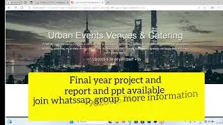 🔥 Event Management System Using PHP & MySQL | Final Year Project | Top Final Year Project  🔥