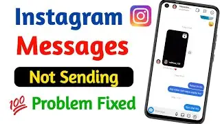 How To Fix Instagram Messages Not Sending Problem (2022) | Instagram Message Pending Problem fixed