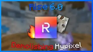 Rise 6.0 DEMOLISHES Hypixel | Fast Scaffold & NoSlow | Rise Client