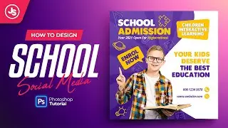 Instagram Social Media Post Design (Photoshop Tutorial)