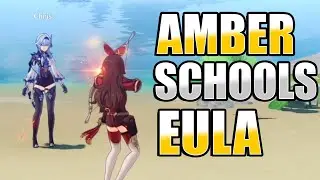 Amber Dances for Eula - Genshin Impact