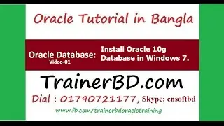 01-Oracle Database - How to Install Oracle 10g in Windows
