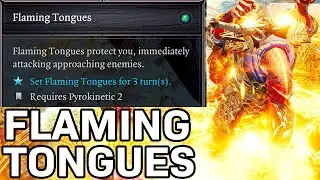 Divinity Original Sin 2 - Flaming Tongues Skill [Pyrokinetic]
