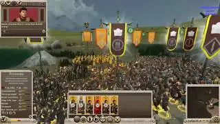 ROME TOTAL WAR 2 битва по сети с подписчиком #1