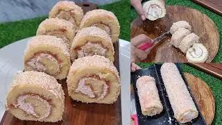 Bakery Style Swiss Rolls Recipe | How to make swiss rolls