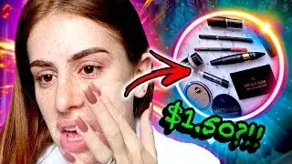 Testing CHEAP FRENCH MAKEUP! 🇫🇷
