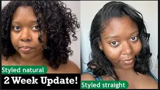 Virgin Relaxer on Natural Hair Update *BEST DECISION FOR MY HAIR
