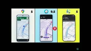 Google Maps VS Waze VS Apple Maps ￼￼