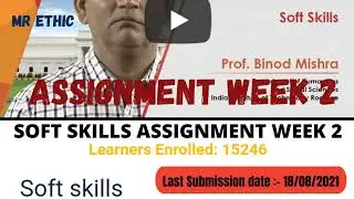 SOFT SKILLS ASSIGNMENT WEEK 2  | NPTEL Soft skills assignment week 2