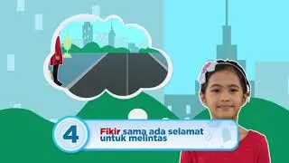 KEMPEN KESELAMATAN JALAN RAYA - 5 TATACARA MELINTAS DENGAN SELAMAT
