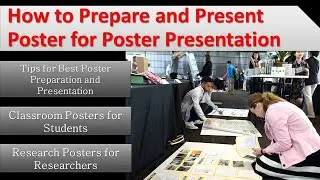 How to Prepare and Present Poster for Poster Presentation | How to start poster preparation | Tips