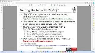 PHP and MySQL 1 - MYSQL Monitor and phpMyAdmin