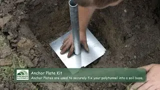 Foundations for Polytunnels - Anchor Plates | Base Plates