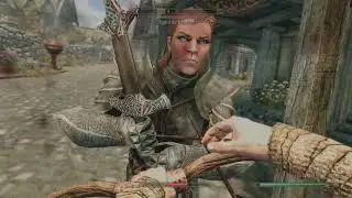 The Insane Big Sword Lady (Skyrim)