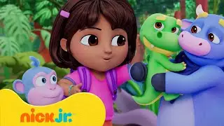 דורה: מרדימים את הדינוזוארים הקטנים💕 | ניק ג'וניור #dora #דורה