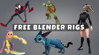Agora Community : Free Download Blender Rigs | Free Rigged 3D Blender Characters