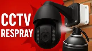 How To Spray Paint A CCTV Camera NEW 2022