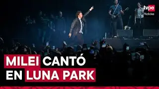 Javier Milei: así fue el show del presidente de Argentina durante la presentación de su libro