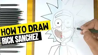 How to Draw Rick Sanchez |Easy  Step-by-Step Tutorial