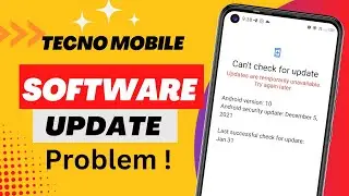 Tecno Phones System update Problem Fixed 2026