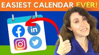 The INSANELY SIMPLE Content Calendar for Small Business! 🤗