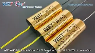 WEET WMO Oil Immersed Pure #Copper Foil and PP Polypropylene Film Capacitors Cross to #Jensen Oil