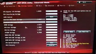 ASUS UEFI Bios Overview