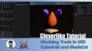 How to use the Modeling Tools in UE5: Modeling Tools CubeGrid and MeshCut